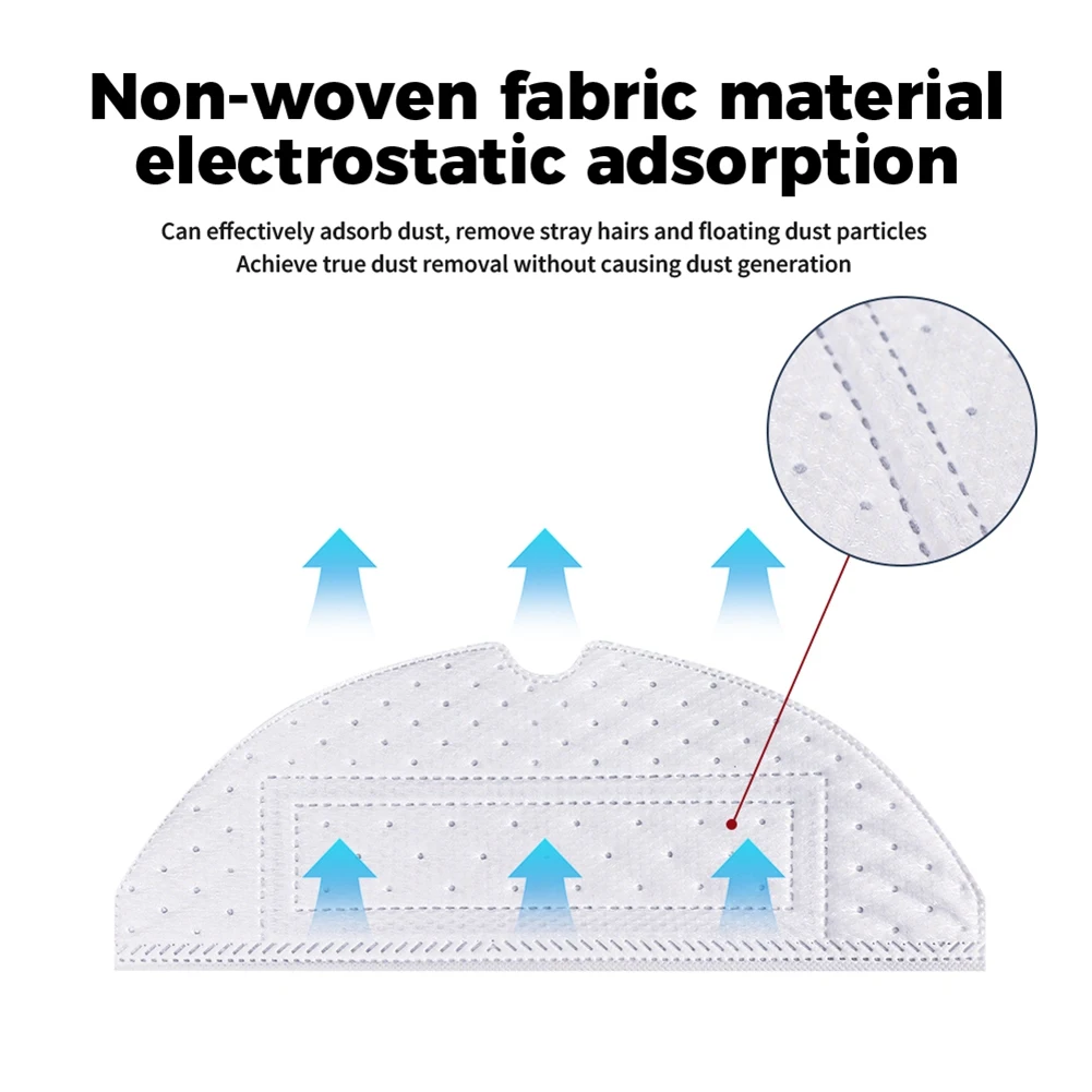 

Сменные салфетки A03V для пылесосов Xiaomi Roborock G10, G10S PRO, S8, S7, S70, S75, S7Max, T7S, T8 Plus, комплект аксессуаров