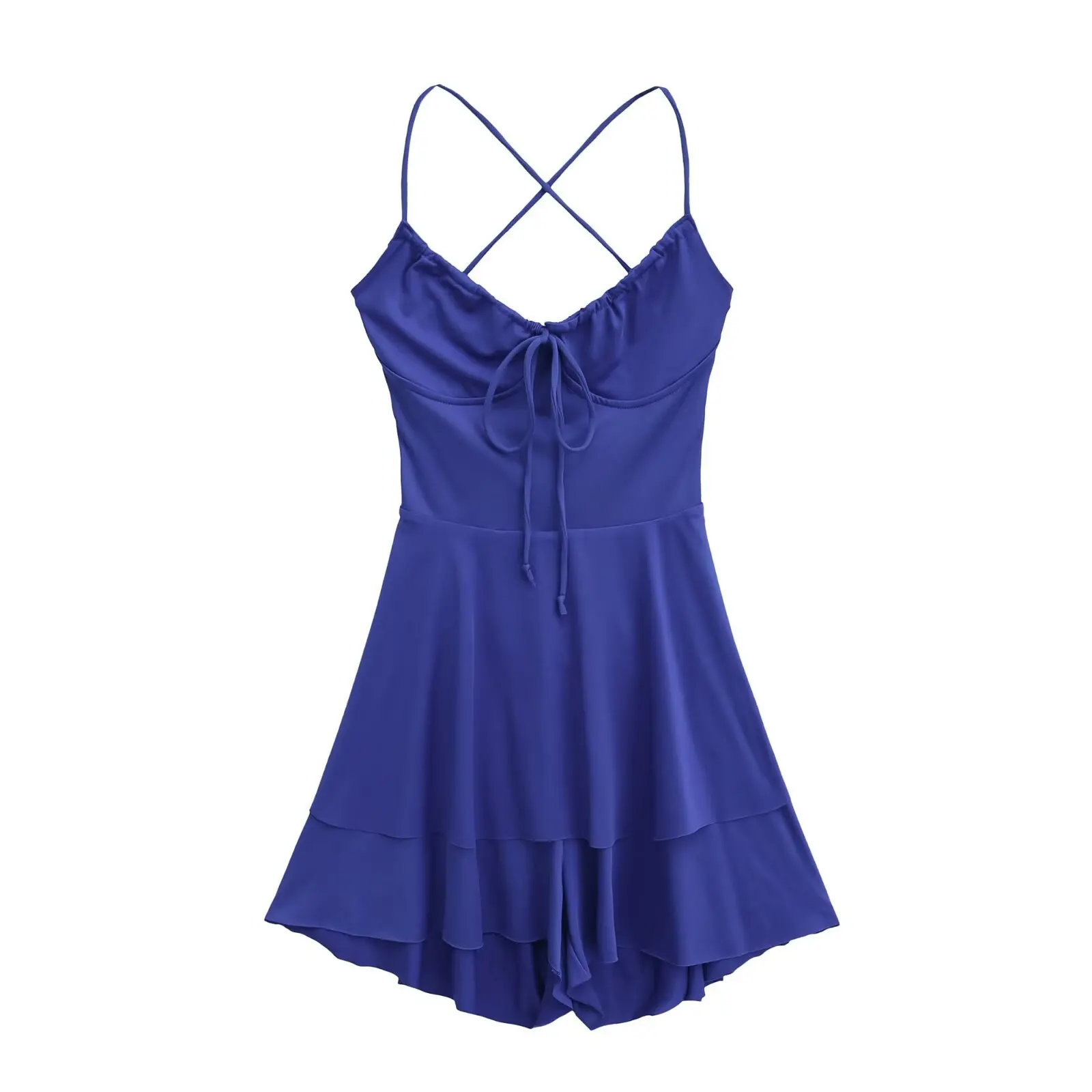 

Summer Sexy Bal Cross Strap Dr Women's Spicy Waist Cinching A-Line ort Skirt High Waist Soft Medium Stretch Casual Fit