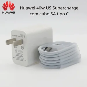 Huawei-Spastfilm für Huawei, Original EU und US-Supercharger, Typ-C-Kabel, 40W, 22,5W, P30, P40, P20 Pro Lite, Mate 9, 10 Pro, Mate 20, V20 10 Hauptverkäufe Huawei P30 Pro Original -Ladegerät - №4