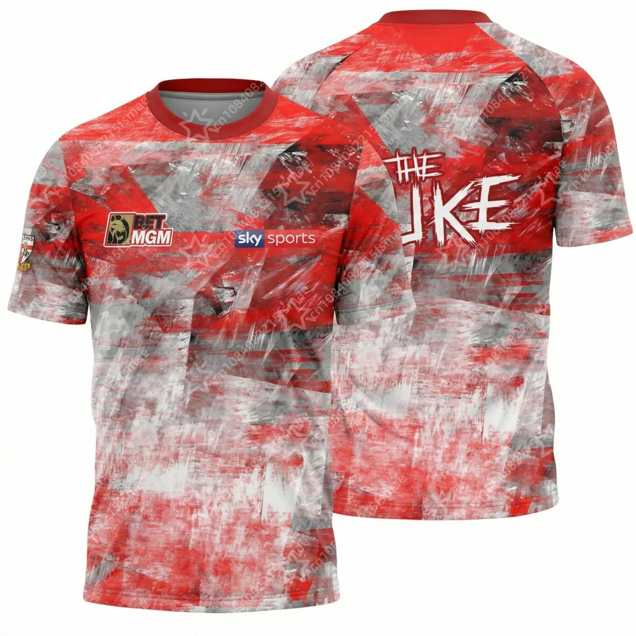 2026 PDC The Nuke Triple 20 Target Game Tee Darts Shirt 3D Printed Jersey Red Splash Graphic Tee Summer Casual Short Sleeve Top