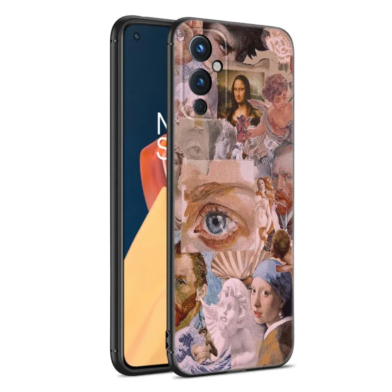 Van Gogh Klimt Kiss Phone Case For OnePlus 9 10 ACE 2V Pro 9RT 10T 10R 11R Nord CE 2 3 Lite N10 N20 N30 5G Black Silicone Cover