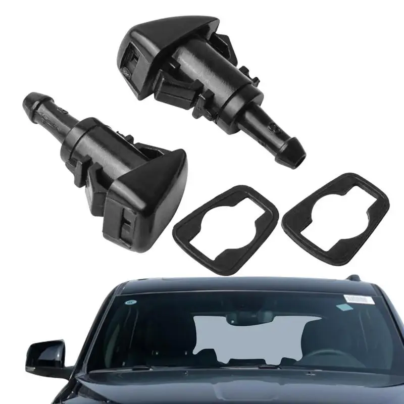 Windshield Washer Nozzles Front Windshield Washer Nozzles 2Pcs Universal Car Accessories Replacement For Chrysler Dodge