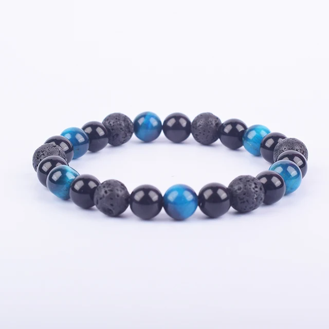 4 Pulseras De Hematita Magnética - Terapia Energética, Ajustables, Ideales Para Hombre Y Mujer, Regalo Bienestar