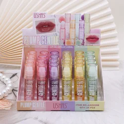 12Pcs/24Pcs Transparent Lip Gloss Clear Moisturizing Lip Jelly Smooth Hydrating Lip Oil Anti-wrinkle Lips Care Wholesale