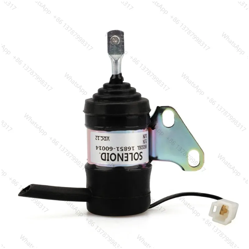12V Fuel Shut Off Solenoid Valve Shutdown 16851-60014 6851-600142 For Mower RTV RTV900