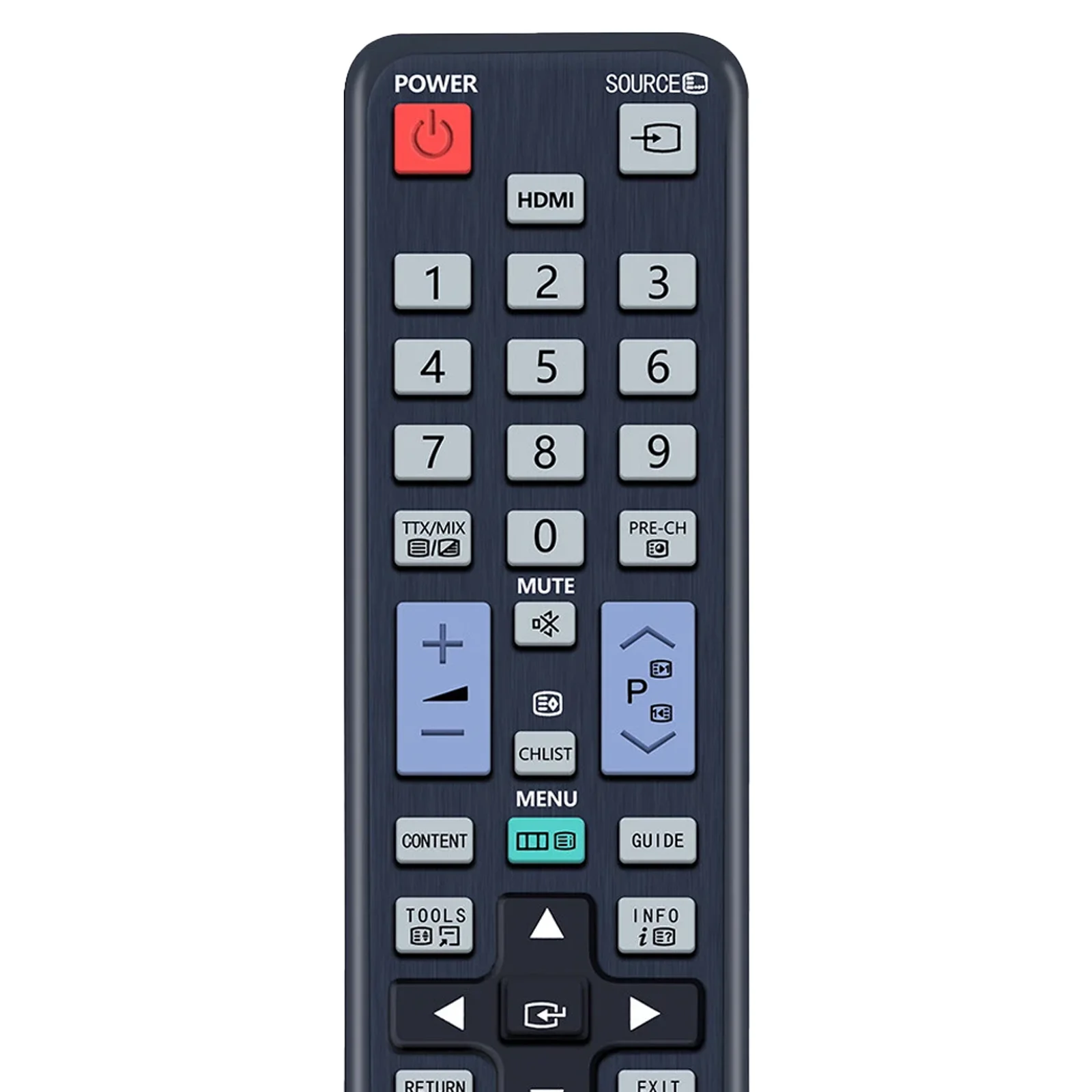 Zapasowy pilot AA59-00465A, kompatybilny z telewizorami Samsung UA46D5000PM, UA40D5500RM, UA22D5000NM. — zdjęcie produktu 2