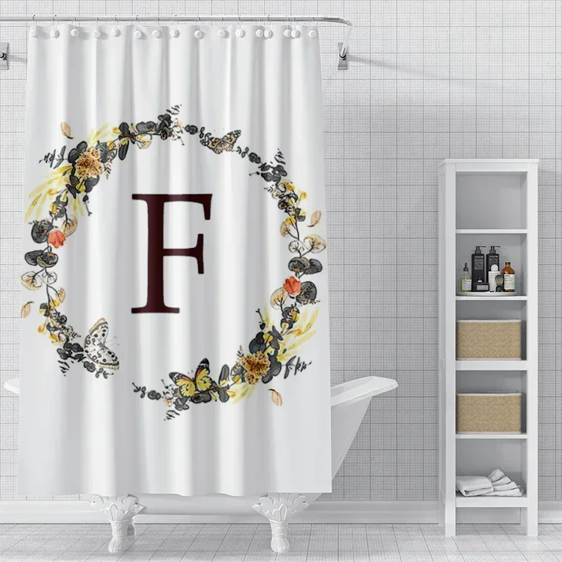 Home decor 26 letter shower curtains for bathroom waterproof fabric bathroom Curtains modern shower curtain 180x200 240x200