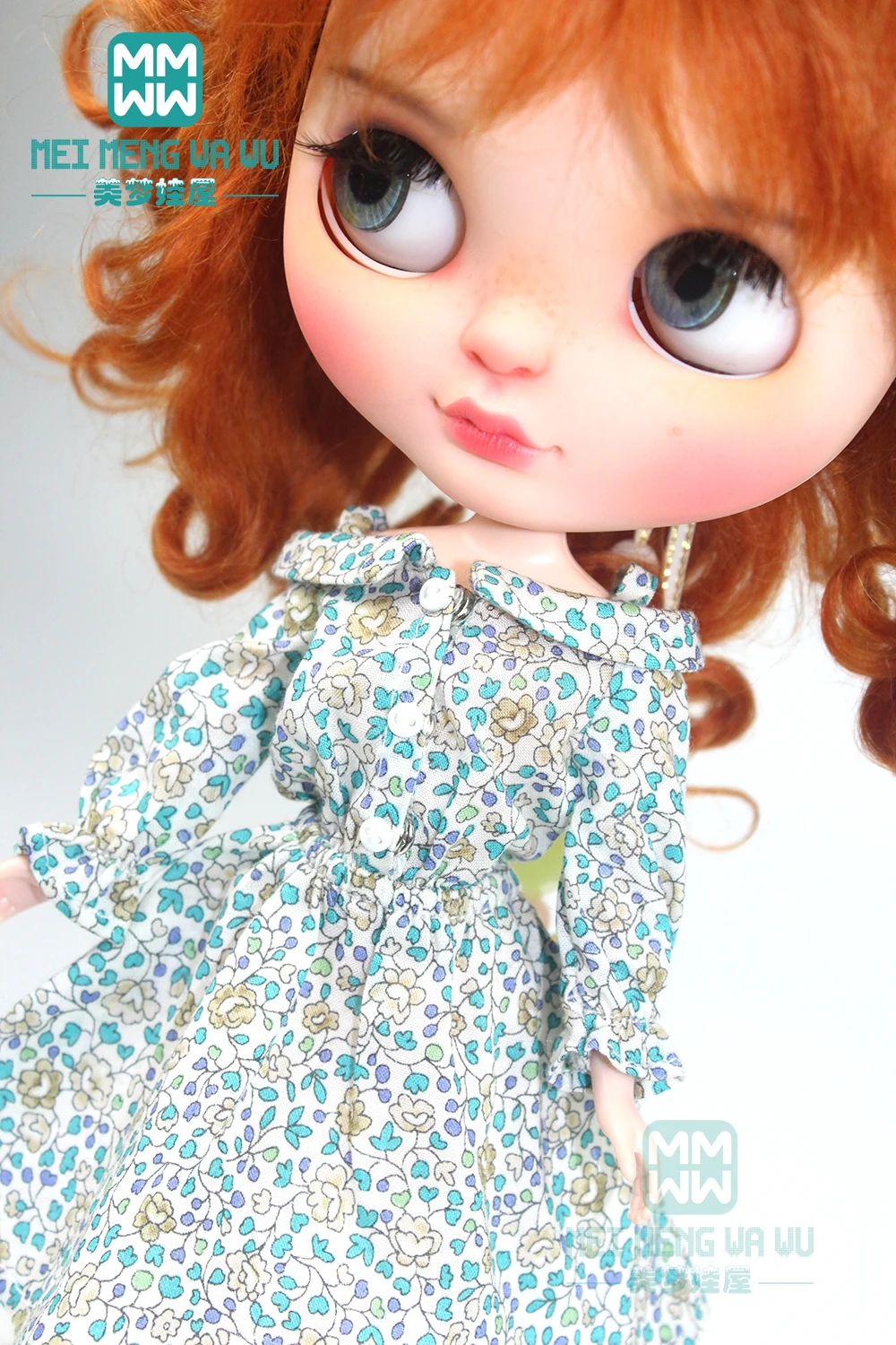 Se adapta a ropa de muñeca Blyth Azone OB22 OB24 de 28cm, faldas estampadas elegantes, juguetes de regalo
