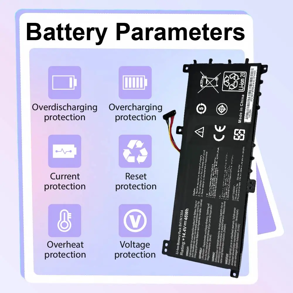 B41N1304 Laptop Battery Compatible with ASUS VivoBook S451LA S451LB B41BK4G V451LN V451LA-DS51T K451L Series