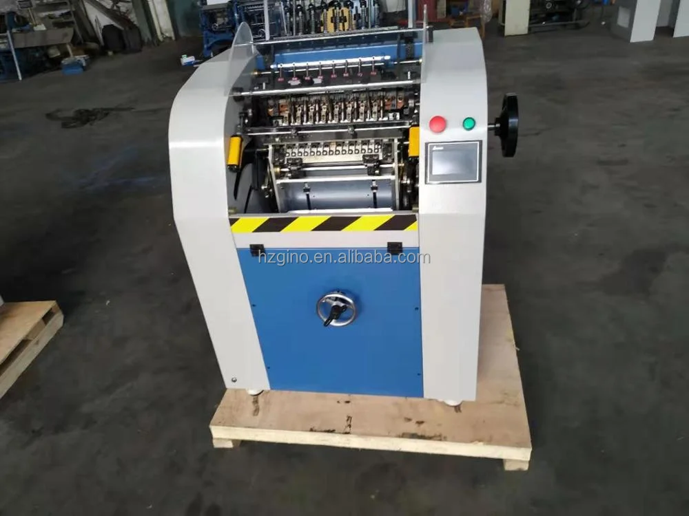 JD-340 Semi-Automatic A4 Book Sewing and Stitching Machine for Exercise Books - Compact Design for Digital Printing Shops
