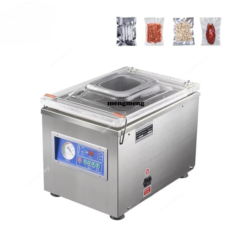 Easily Operated Commercial Industrial Double Chamber Wet Dry Food Meat Package Automatic Vacuum Packing Machines