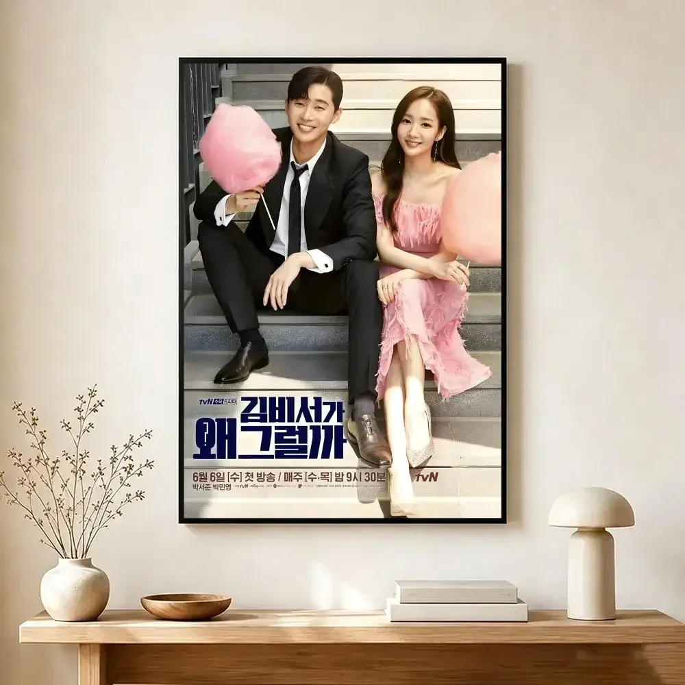 Series Romance What's Wrong With Secretary Kim Poster Wall Art Print Decorative Mural Home Decor Gift Unframed