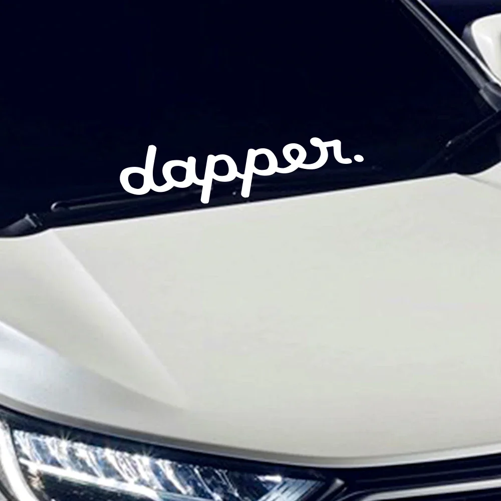 

For Audi BMW Nissan Kia VW Honda Fiat Jeep Car Whole Body Sticker Graphics Letter Dapper Vinyl Decal Auto SUV Tuning Stickers