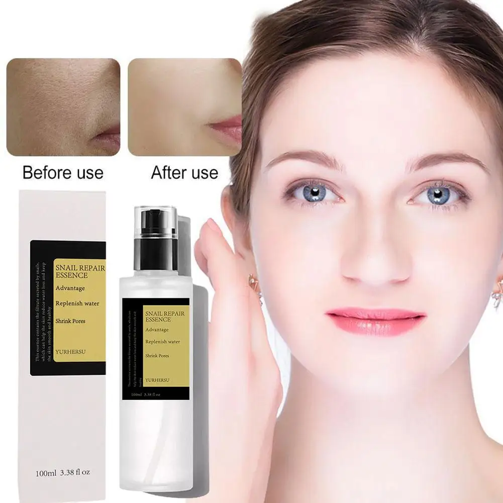 

100ml Snail Essence For Women Anti Aging Moisturizing Skin Care Sagging Firming Tightening Fade Fine Lines Collagen Booster Seru