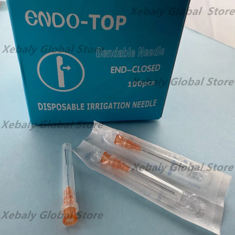 

3×100Pcs/Box 27G/30G Endodontics Irrigator Tips Single Pack Irrigation Needles 25MM Disposable Root Canal Cleaning Dentistry