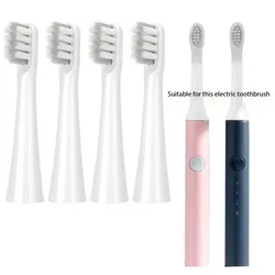SOOCAS EX3 Replacement Toothbrush Heads For SO WHITE EX3 Electric Toothbrush DuPont Soft Bristles T100 Replace Brush Head Nozzle