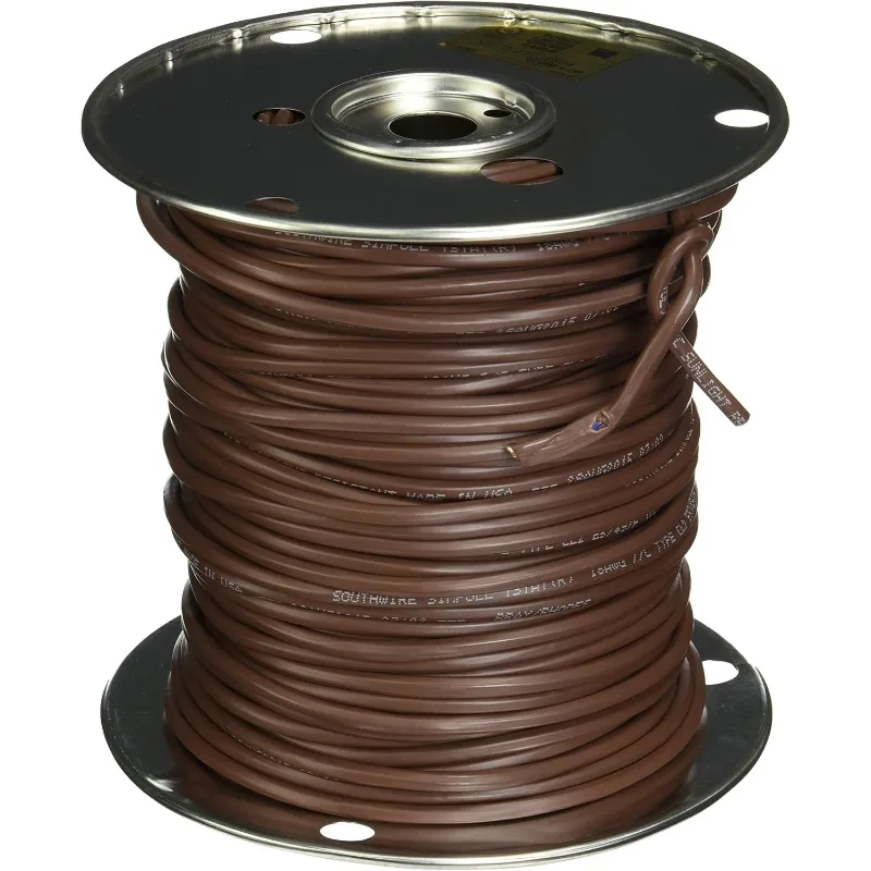

Southwire 64170444 250 футов, 18/7 коричневый твердый термостат CU CL2