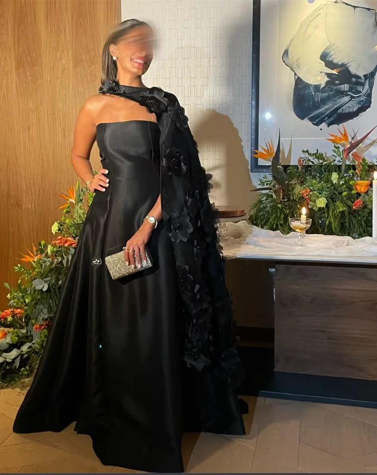 Aangepaste mode one-shoulder baljurk cocktail gedrapeerde vouw satijnen galajurken jurk feestavond elegante luxe beroemdheid