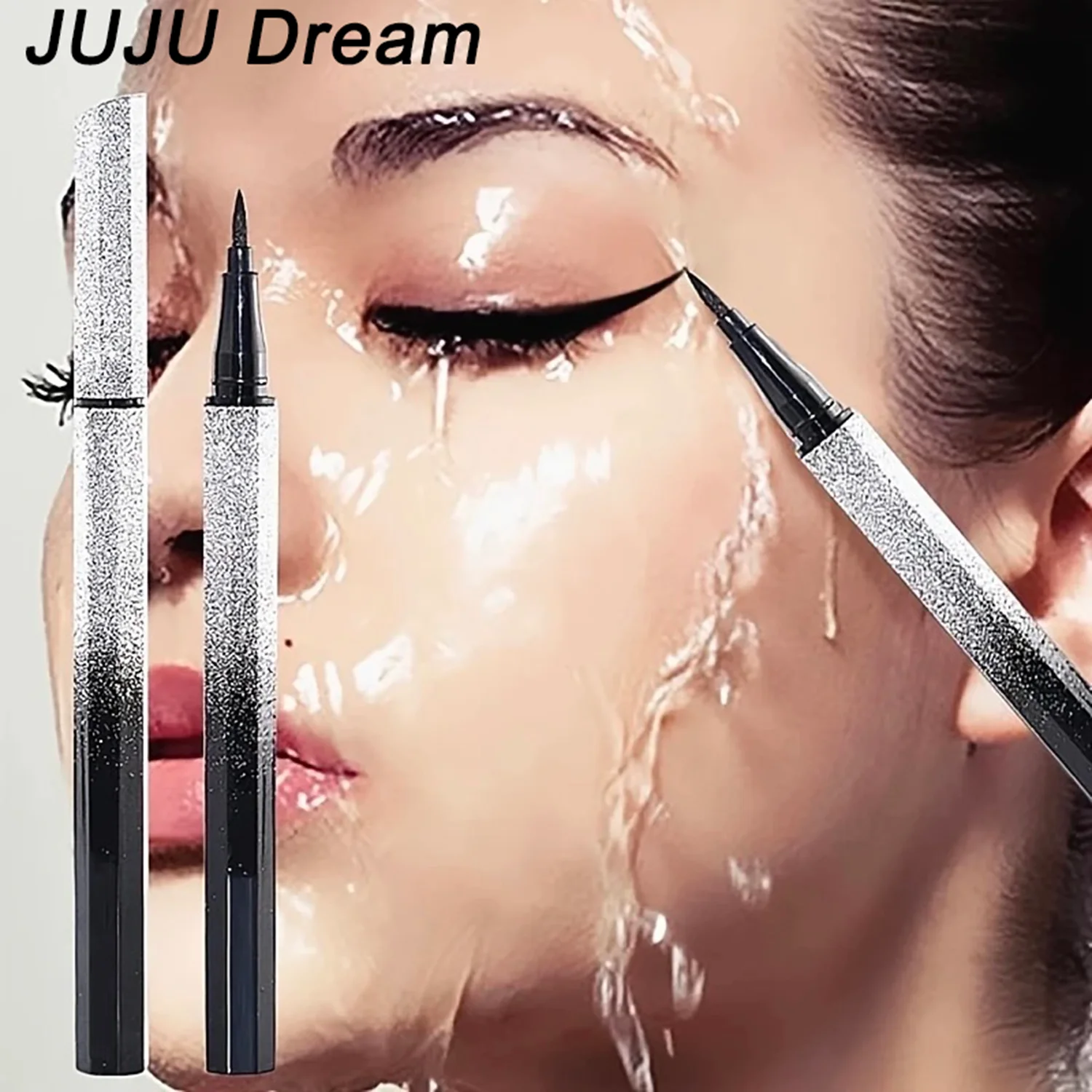 Starry Sky Liquid Eyeliner – Smudge-Proof, Waterproof, Quick-Dry, Long-Lasting, High-Pigment, Easy for Beginners, Precise Tip