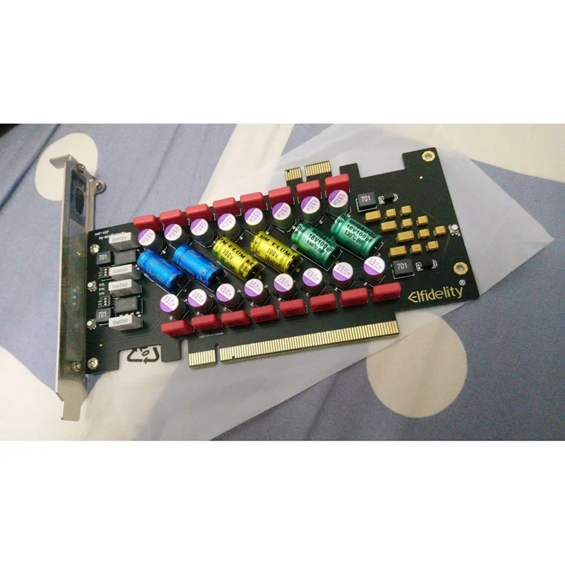 Cartão de filtro de energia de alta fidelidade pci/pci-e de alta fidelidade computador de áudio de alta fidelidade