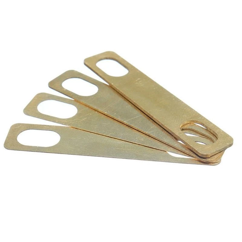 4Pcs Guitar Neck Wedges Brass Wedges for Electric Guitar Bass Luthier Tools