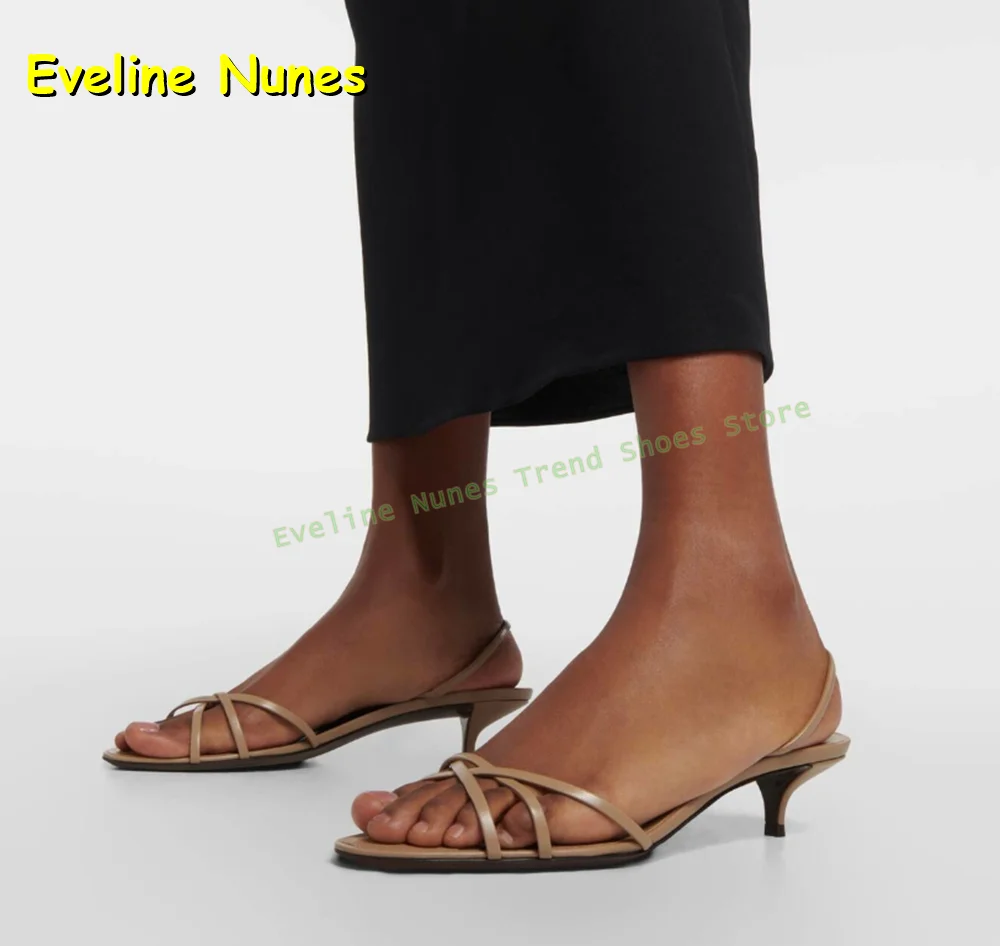 

Женские босоножки на каблуке-рюмочке с ремешками, минималистичные, с открытым носком, на шпильке, для повседневной носки, офиса, лета, праздничная обувь 2026