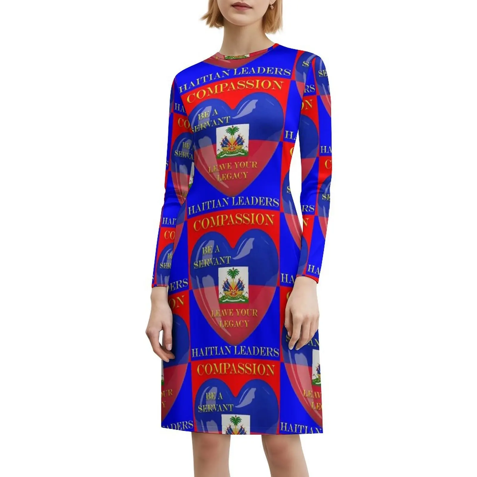 الرحمة قادة الهايتية البوهيمي بلا أكمام فستان متعدد الطباعة شاطئ عطلة فستان حفلة الرحمة القادة الهايتية هايتي #6