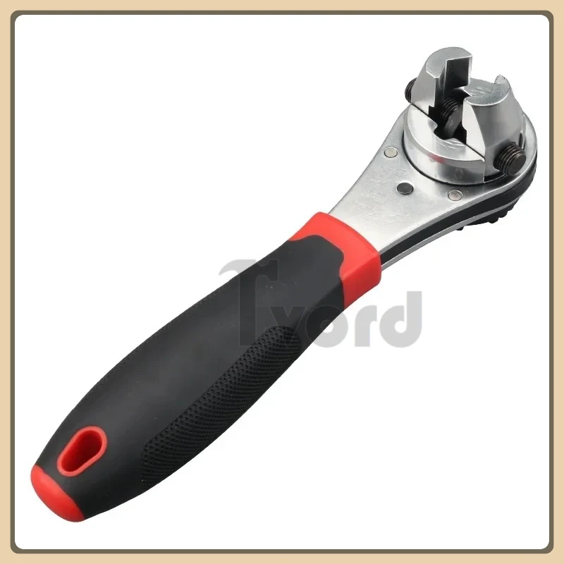 

Multi-functional Adjustable 6-22mm Universal Ratchet Wrench Chrome Molybdenum Steel Straight Handle