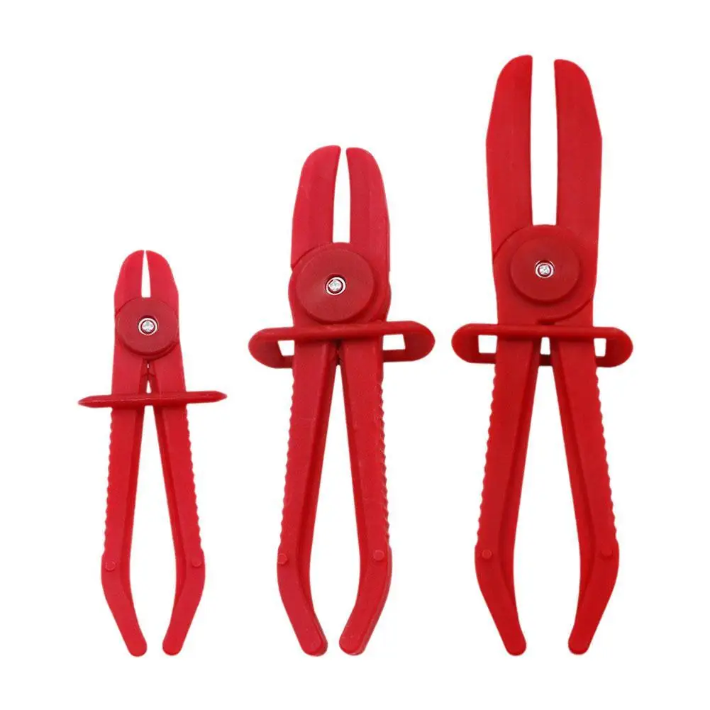 

3pcs/set Plastic Hose Clip Cut Off Pliers Car Repair Tool Brake Fuel Line Oil Pipe Water Pipe Cut Off Clamp Kit