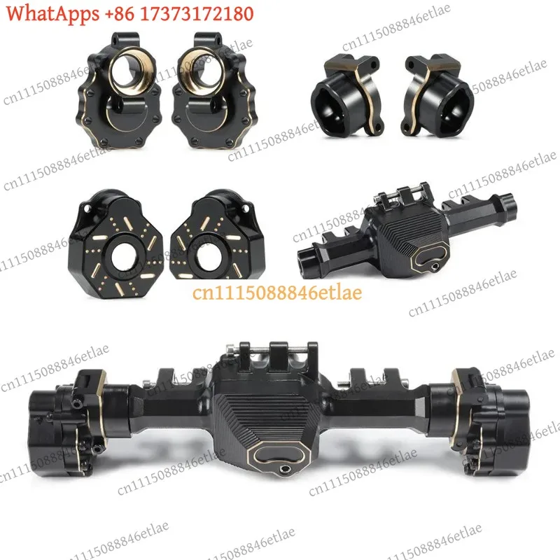 k3 Brass Axle Weight Set C-Hub Steering Knuckle Link Mount Cover for 1/10 Scale RC Crawler Upgrade Parts