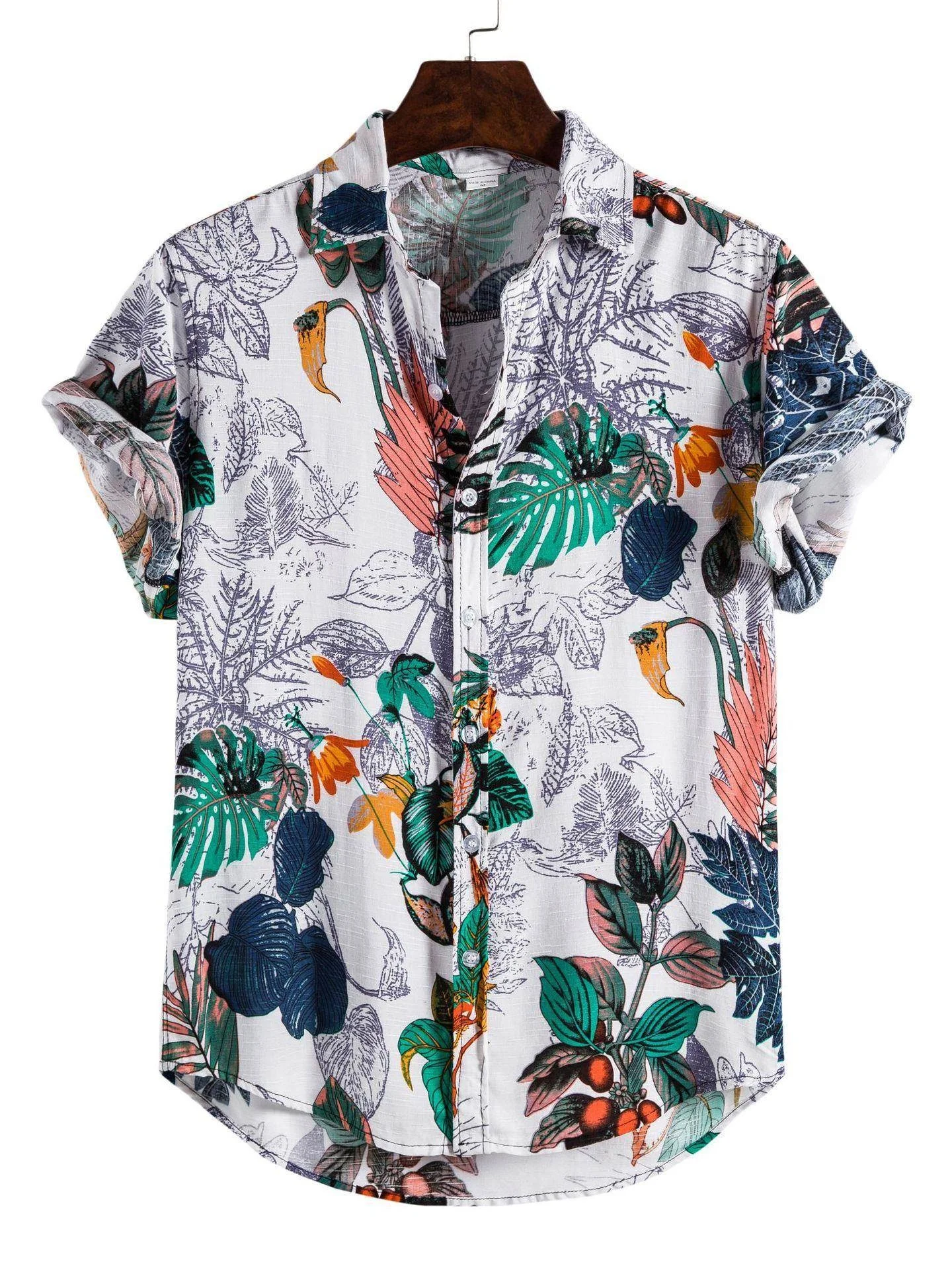 

Мужская повседневная одежда с цветочным принтом irt ort Sve Ne Regular Thin Special Wide Fit Autumn Season Faion Trend