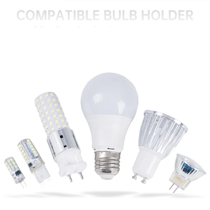 【NEWLY】2X E27 B22 E14 Lamp Bulb Tester, LED Light Voltage Power Quick Test Box, Fast Testing With Power Display EU PLUG