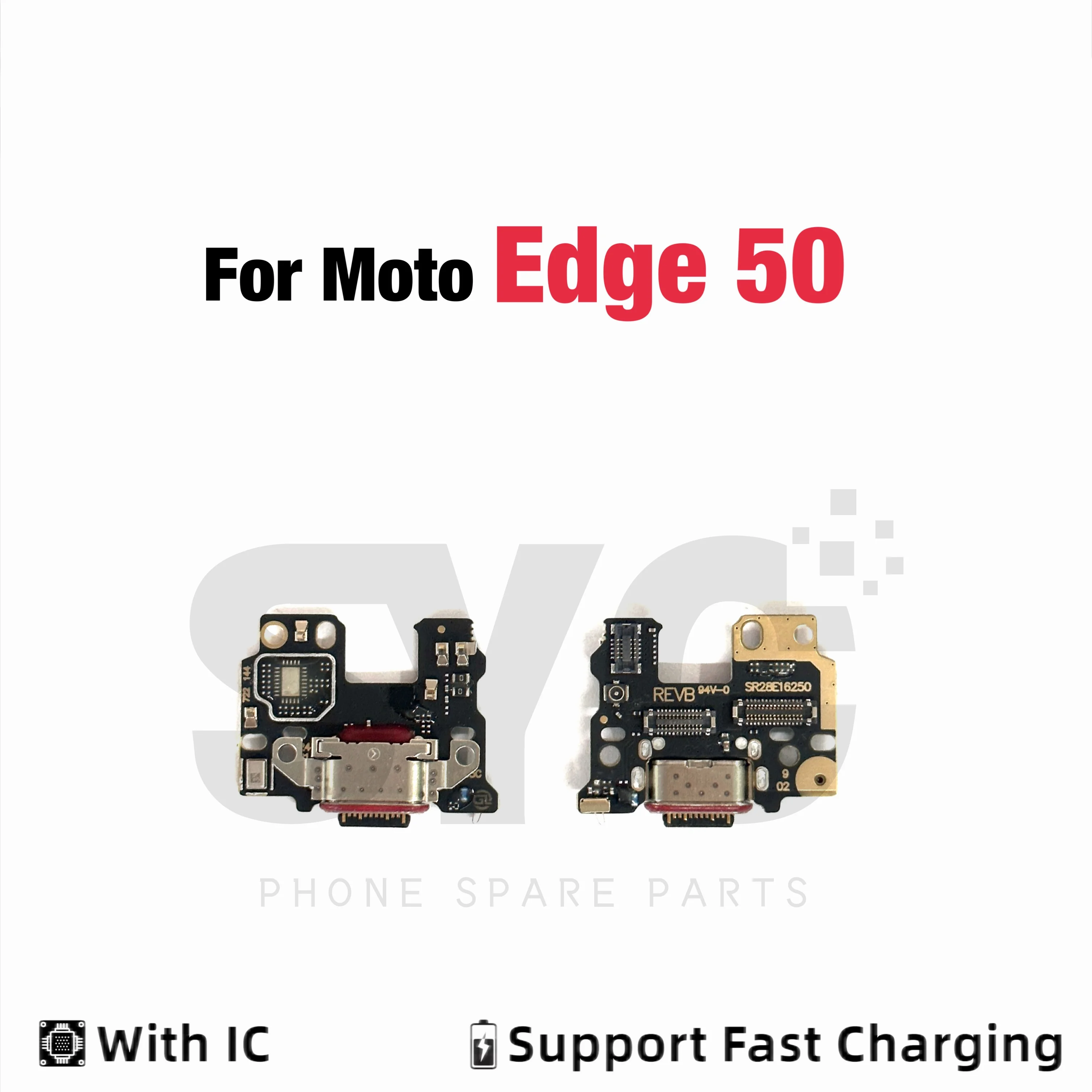 

SYC USB Charge Port Jack Dock Connector Charging Board For Motorola Moto Edge 50