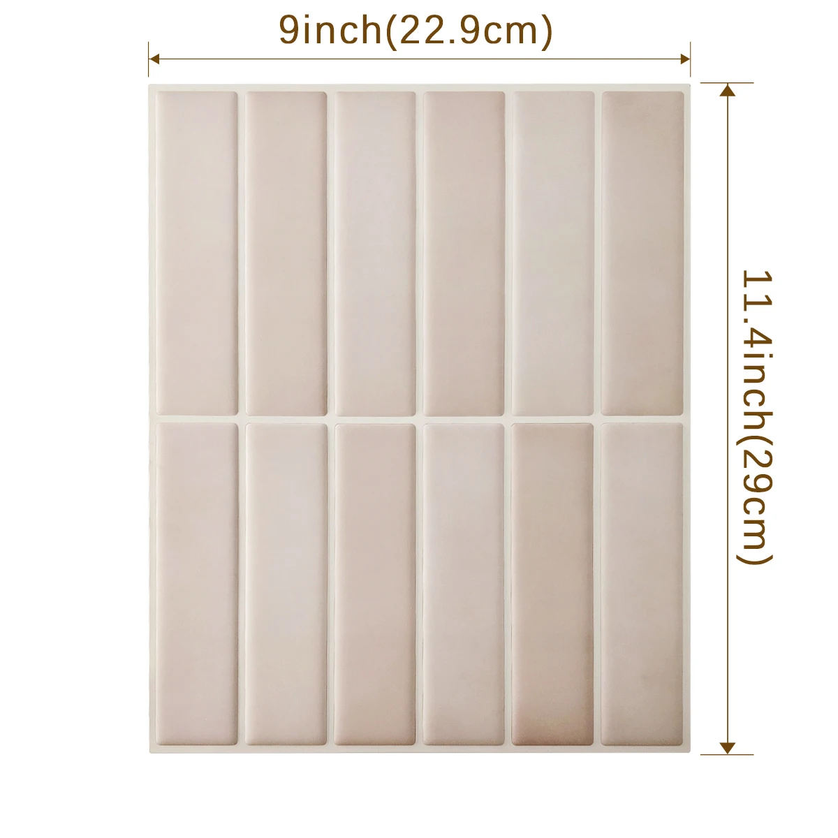 10/30pcs 3D Pink Matte Self-Adhesive Tile Kitchen Backsplash Peel and Stick Wall Tiles 9\