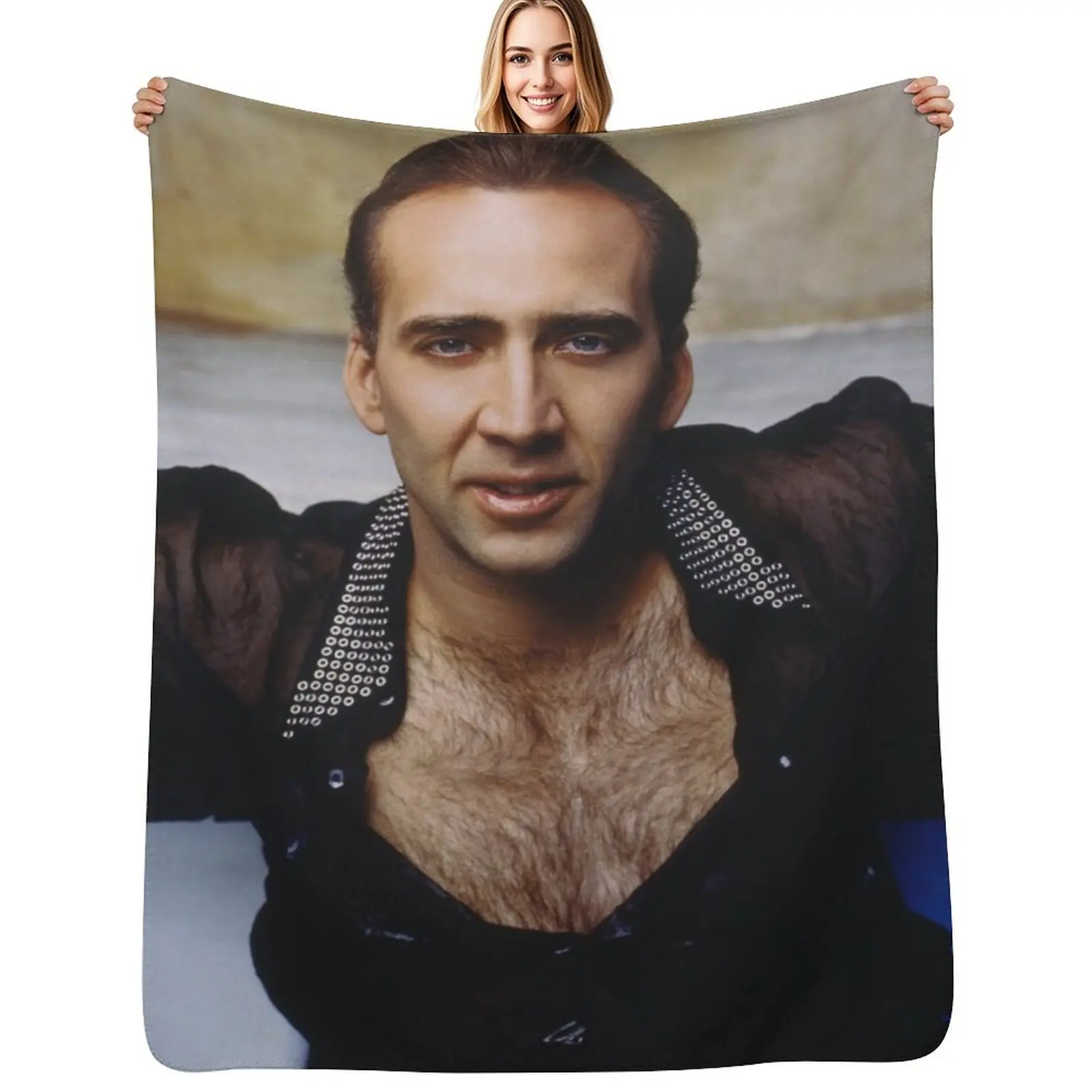 

hot nicolas age Throw Blanket bed plaid Blankets For Baby Plush wednesday Blankets