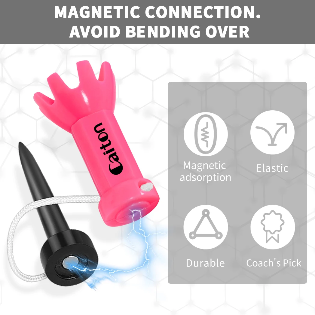 Maglietta da golf regolabile Caiton – 78-88 mm, 360 °   Accessorio da golf girevole, confezione da 4, design a polpo, stabile e durevole, resistente agli urti
