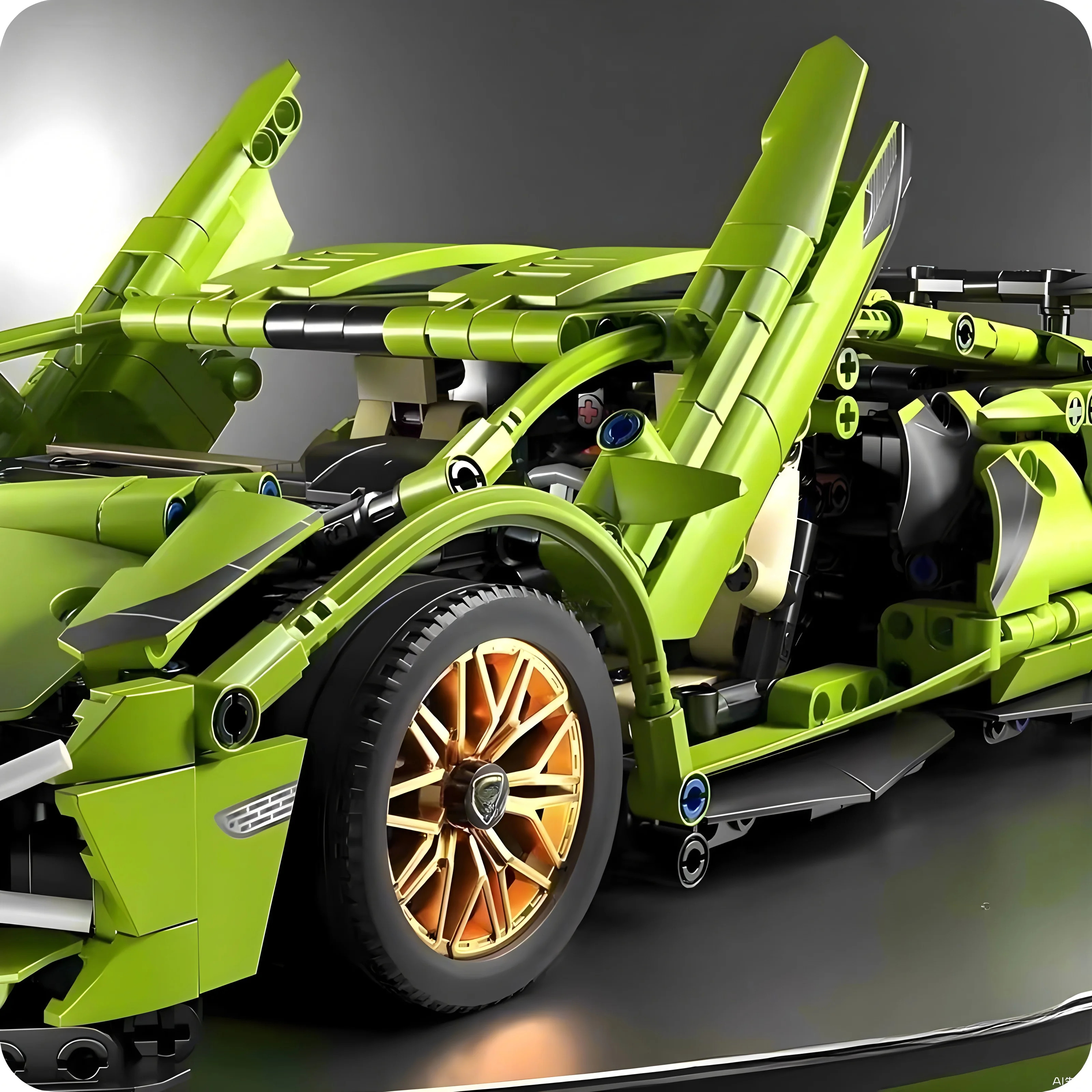 DIY 1:14 بنة سيارة رياضية RC التحكم عن بعد سيارة رياضية بنة سيارة لعبة هدية عيد ميلاد عيد الميلاد والهدايا #5