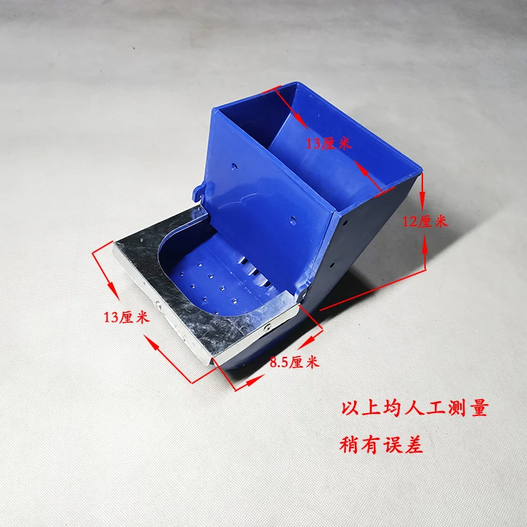 6PCSRabbit anti grilling food box rabbit cage hanging rabbit thickened food box with powder leakage hole integrated material box