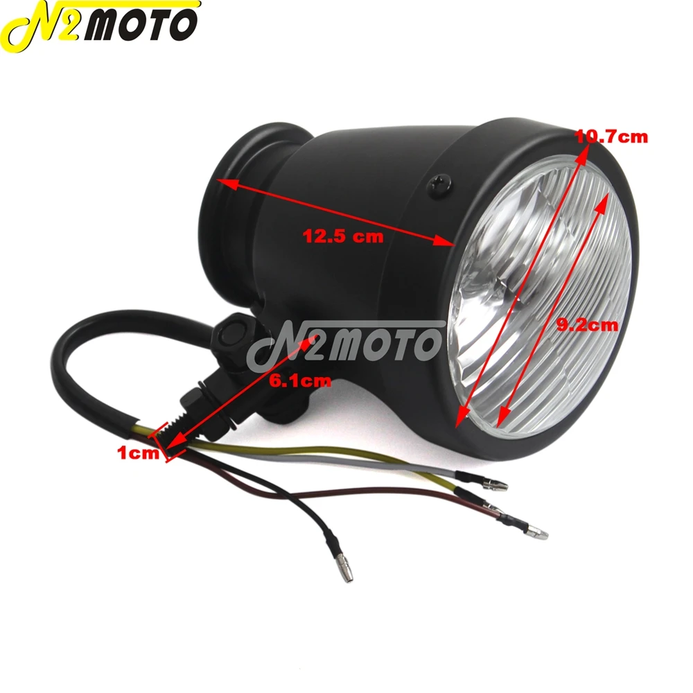 Chrome H4 12V 60/55W Motorcycle Headlight 4\