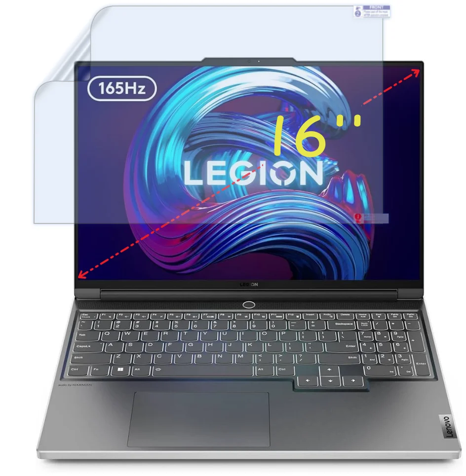 

2 шт., матовая защитная пленка для экрана LENOVO LEGION 5i 5 PRO Gen 8 Gen 7 Gen 6 (16 дюймов) LEGION 7i 7 16 дюймов