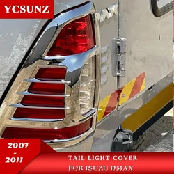 ABS Tail Light Cover Trim For Isuzu Dmax D-max 2007 2008 2009 2010 2011 Car Rear Lamp Exterior Accessories Ycsunz