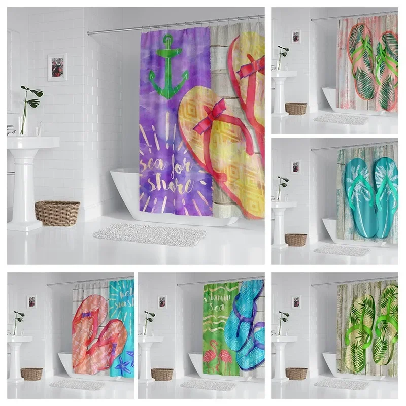 House hold waterproof fabric household shower curtain accessories shower curtain 240 * 200 home marine style shower curtain