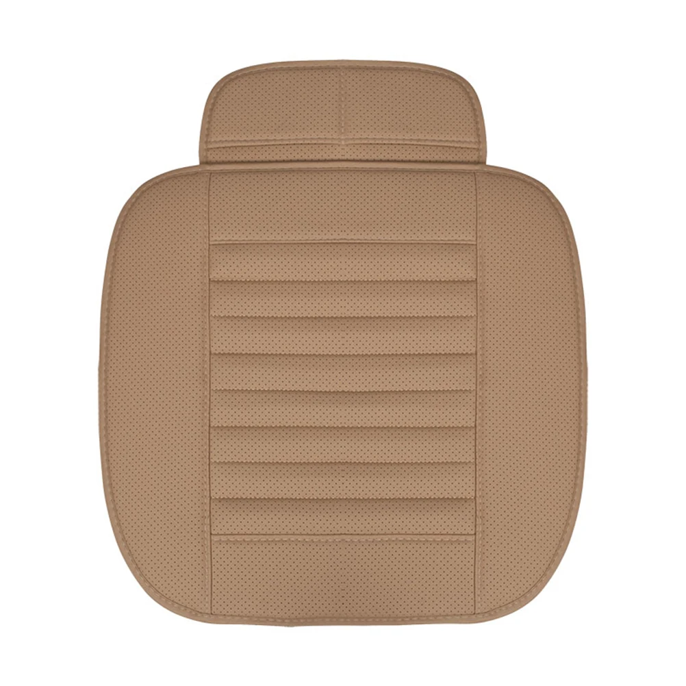

Bamboo Charcoal Cushion Breathable Car Seat Pad Mat Ventilated Memory Foam Non- Office Auto