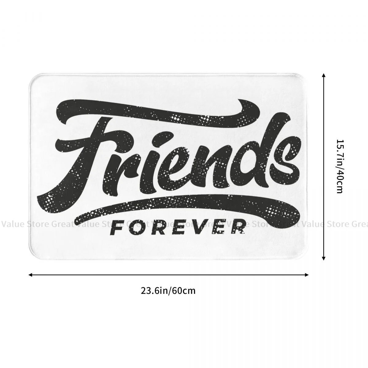 Friends TV Play Non-slip Doormat Bath Mat Good Friends Are Forever Floor Carpet Entrance Door Rug Indoor Decorative