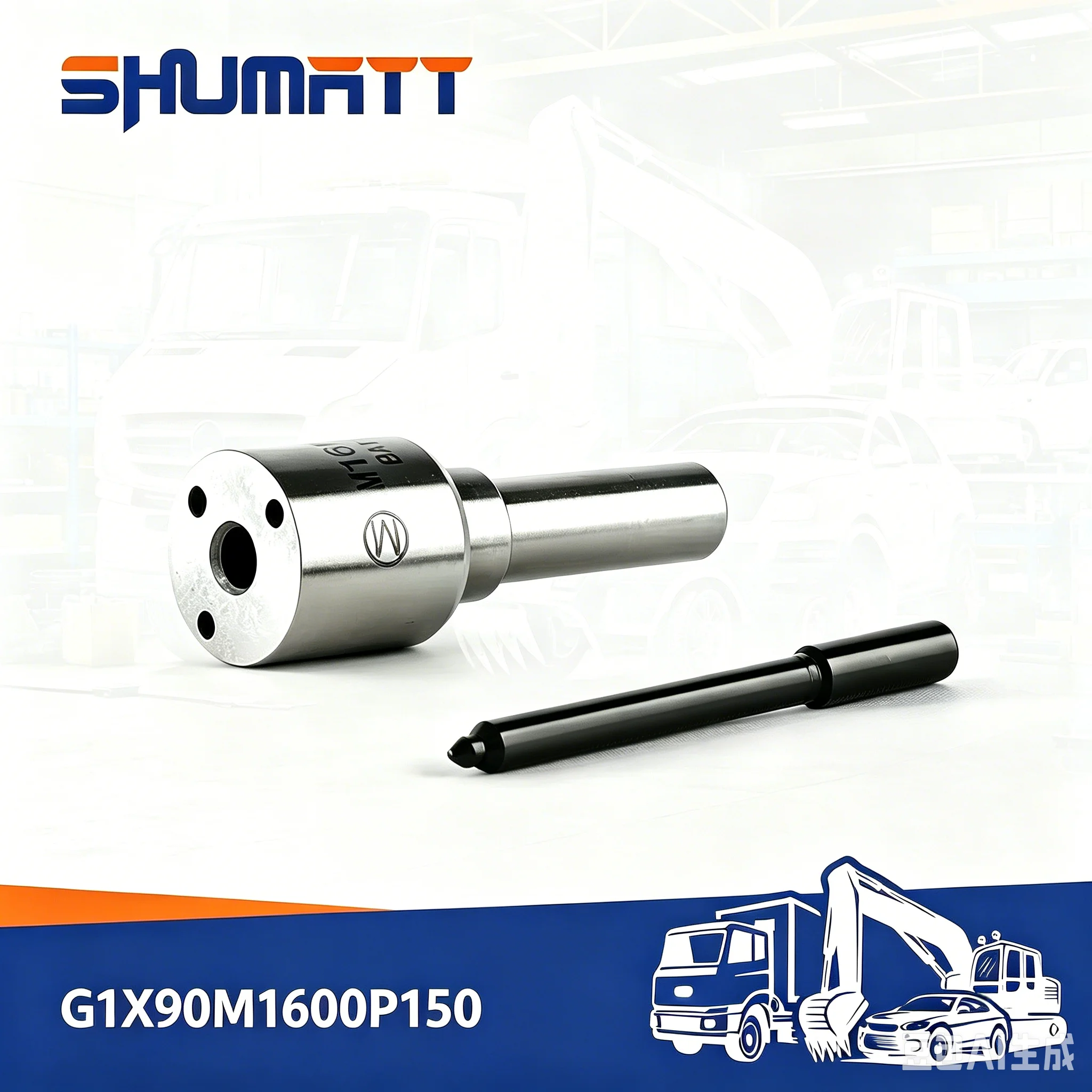 Новая форсунка Common Rail G1X90M1600P150 Shumatt M1600P150 для дизельных топливных форсунок A2C59515264 77550