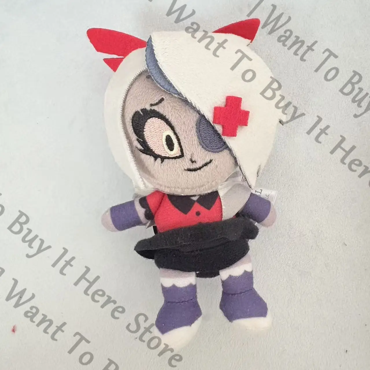 Genuine Anime Hazbin Hotel Angel Dust Lucifer Morningstar Husk Niffty Sir Pentious Charlie Vaggie Cosplay Fluffy Maumet Puppet view 5