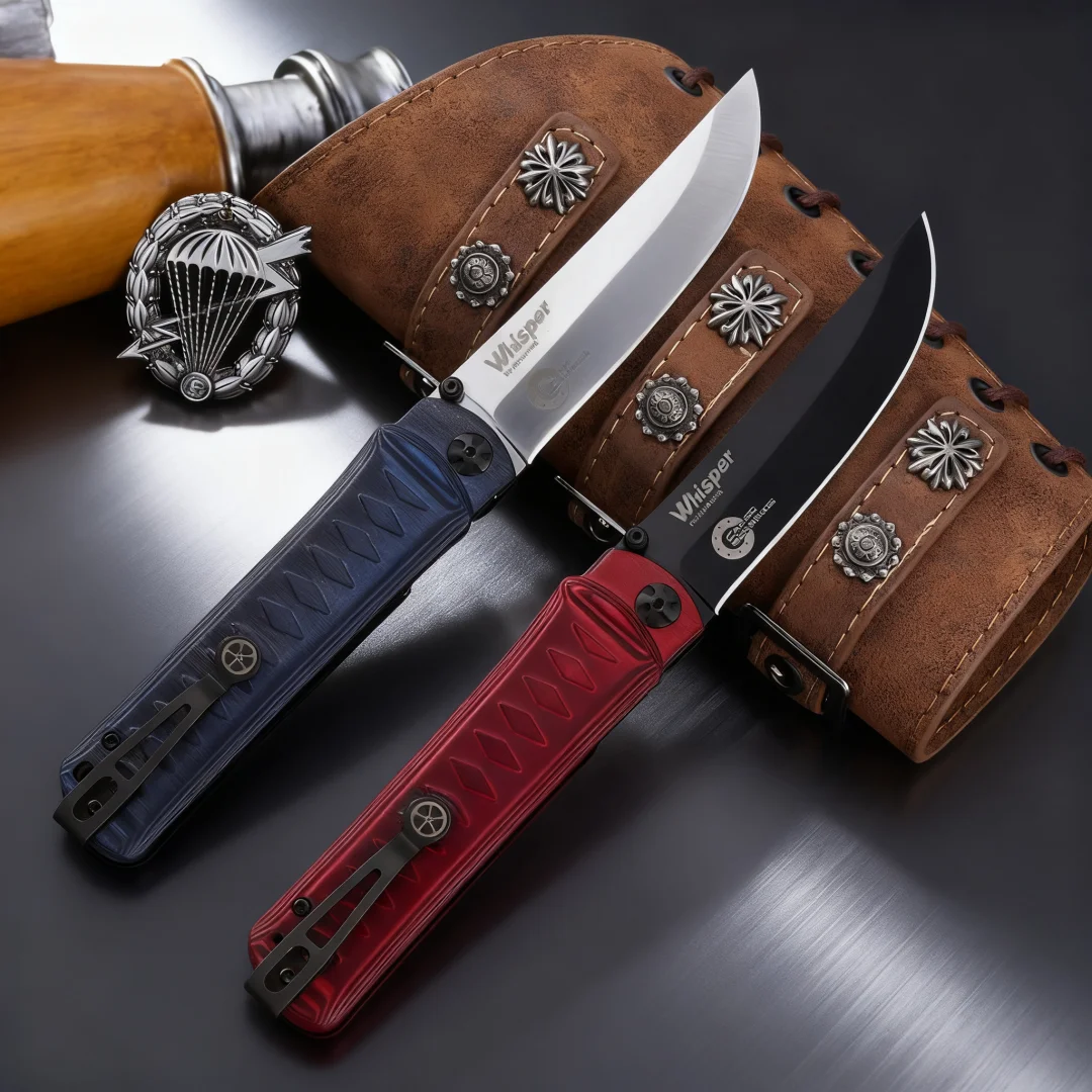 Kizlyar - Crown Whisper - The Whispering Crown, a portable folding knife, made of 9CR18 steel, a unique mini pocket knife