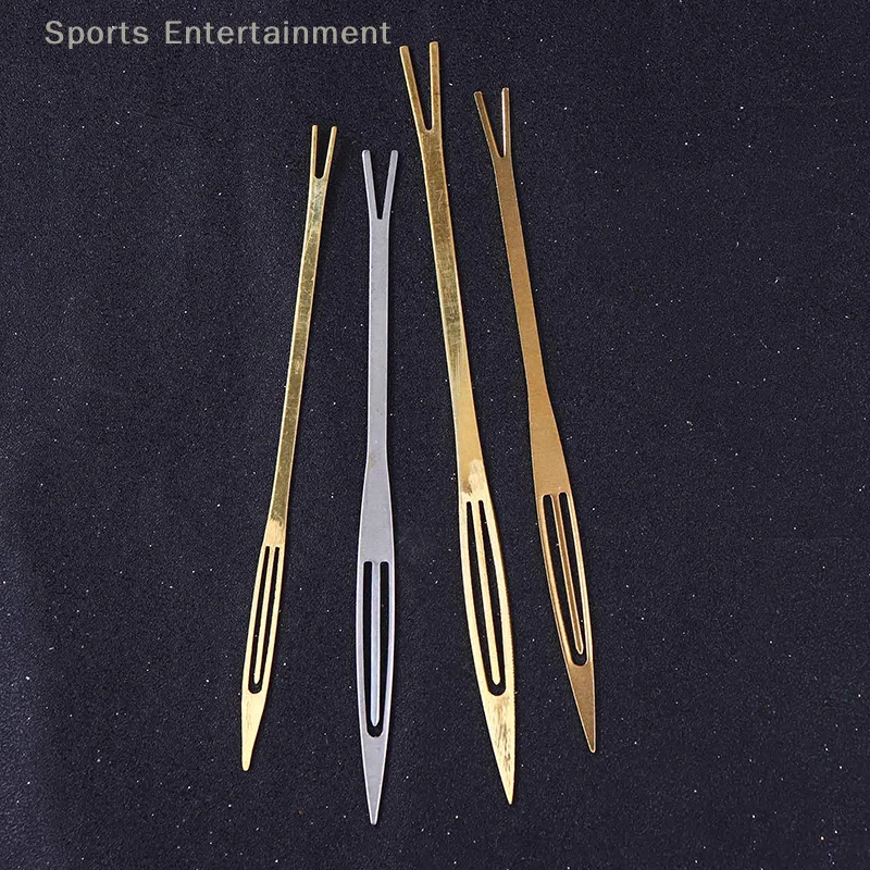 2 قطعة الصيد المعاوضة إبرة إصلاح صافي خط إصلاح صافي خط المكوكات النسيج الصدأ المكوكات شبكات اكسسوارات