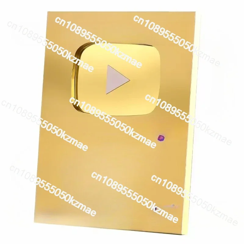 

Trophies Coolest Gifts with Play Buttons Silver and Gold Plaques YouTube (contact customer service to customize the name)