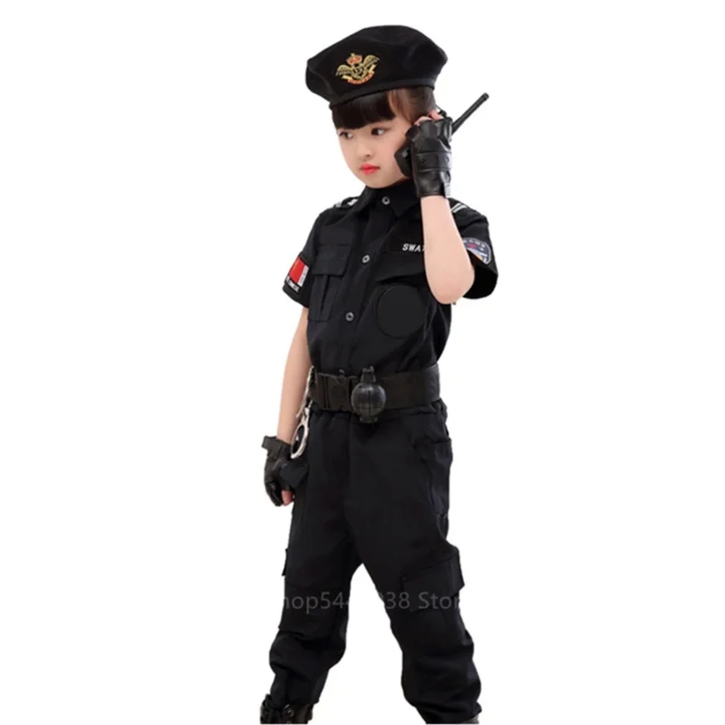 زي شرطة المرور الرسمي للأطفال ، رجال الشرطة ، الجيش ، تأثيري ، الأداء ، الخاص ، الشرطة ، الكرنفال ، الحفلات ، الأولاد ، الأطفال ، * * * * *